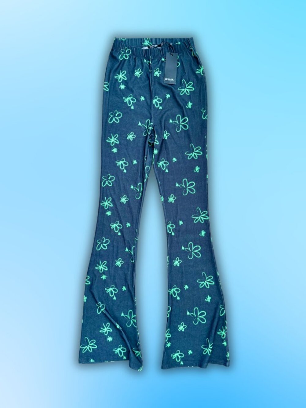 [NASTY GAL] Sheer Floral Pants